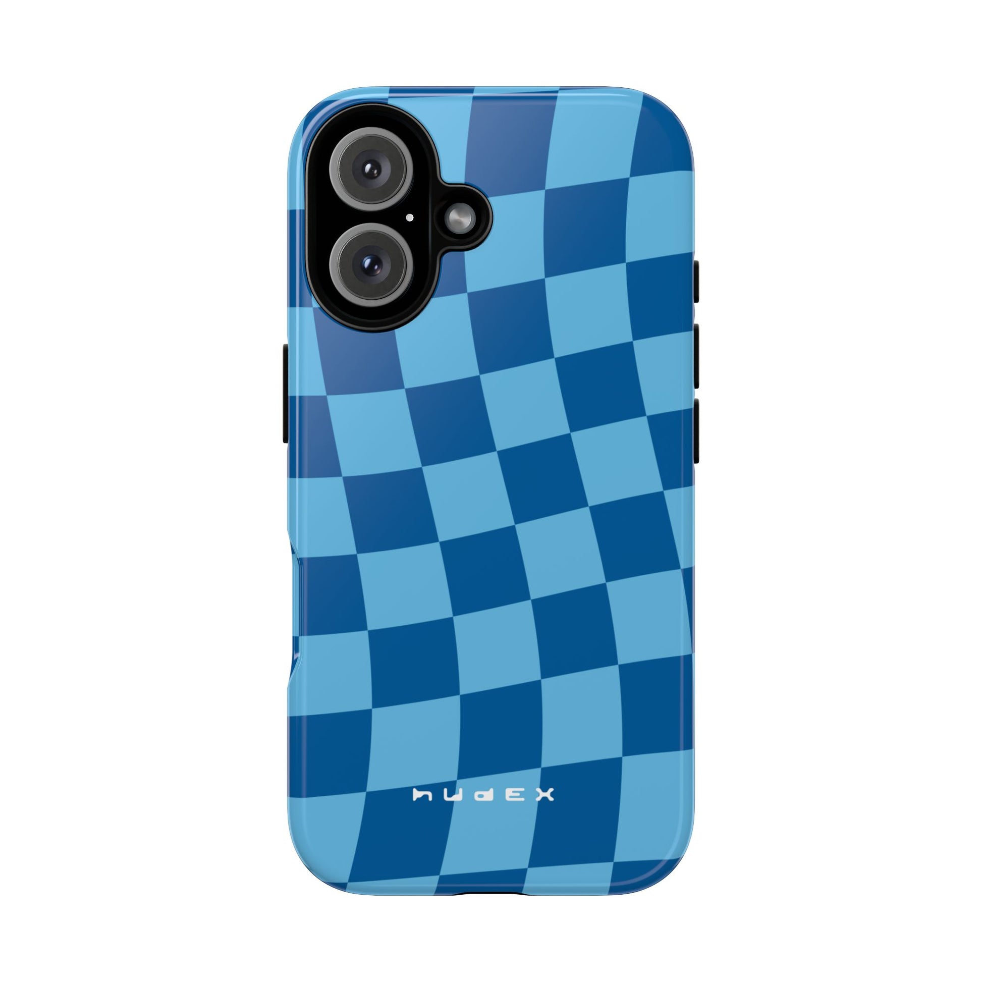 Blue Wavy Check